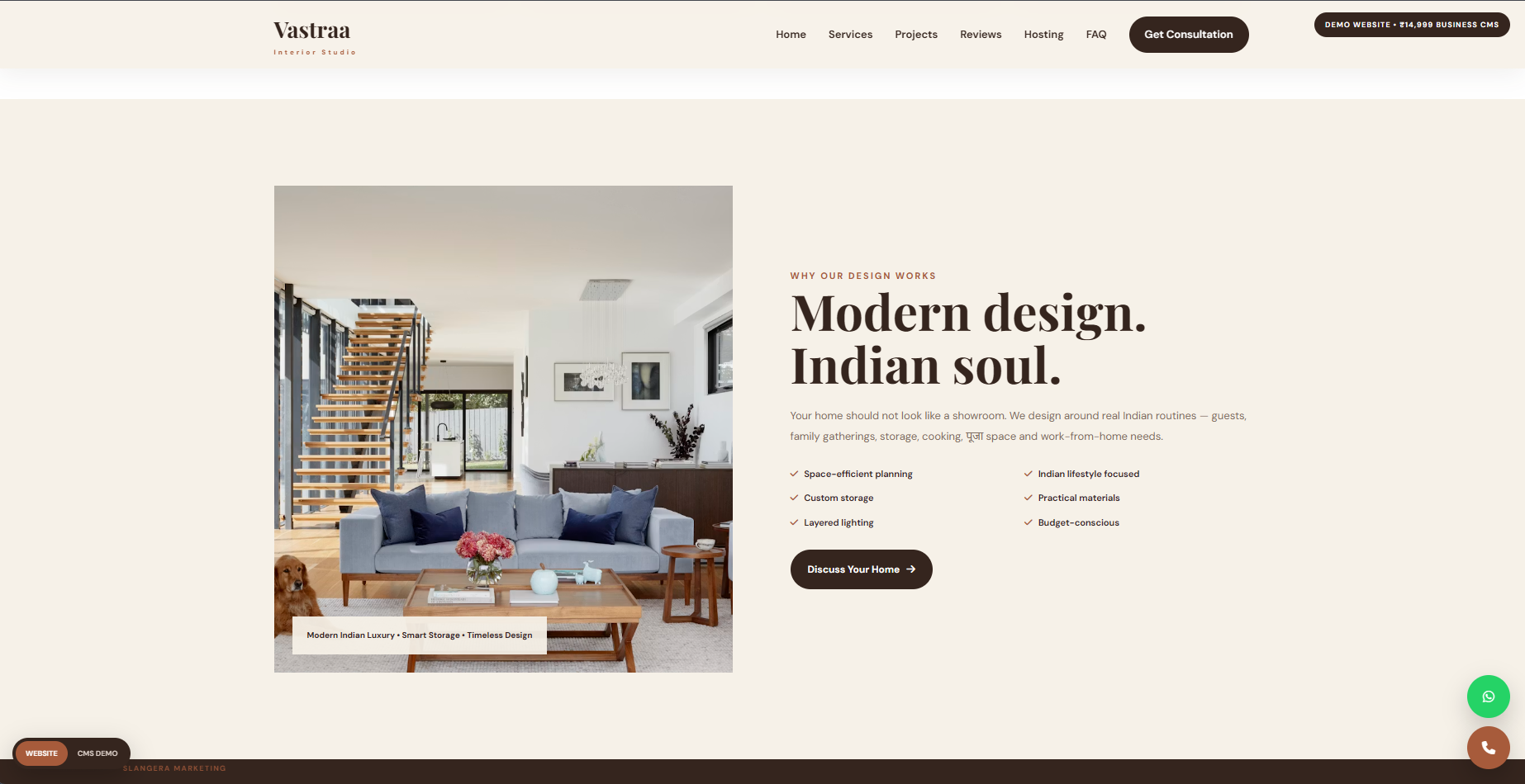 Sell website preview image